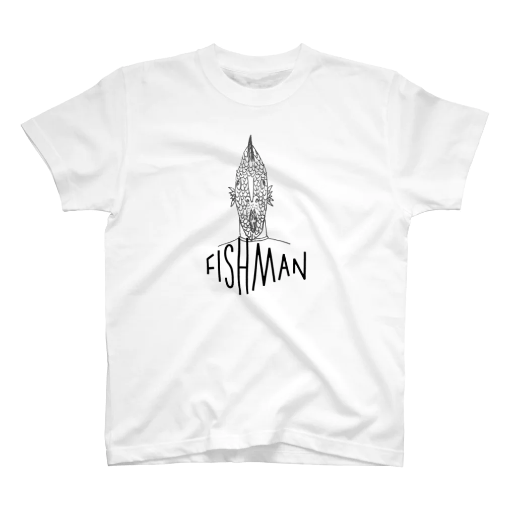 Japan Postmodern FederationのFISHMAN-fm01 Regular Fit T-Shirt