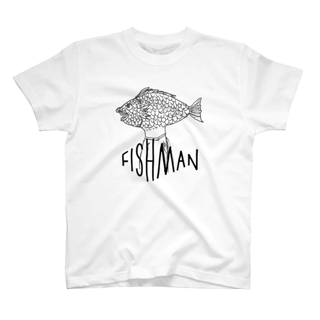 Japan Postmodern FederationのFISHMAN-fm02 Regular Fit T-Shirt