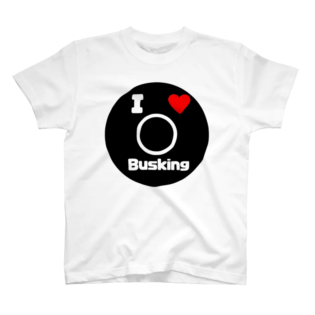 0965 brandのI love Busking  Regular Fit T-Shirt