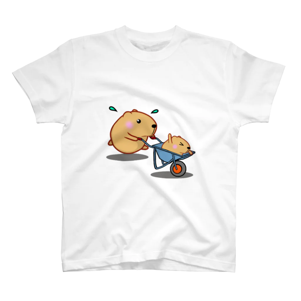 きゃぴばら倶楽部のきゃぴばら【一輪車】 Regular Fit T-Shirt