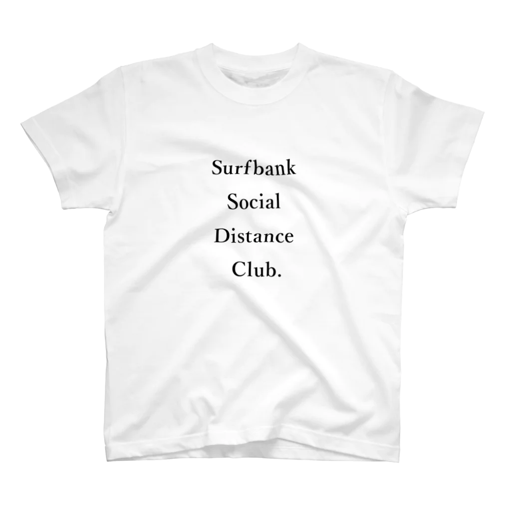 music boutiqueのsurfbank social distance club スタンダードTシャツ
