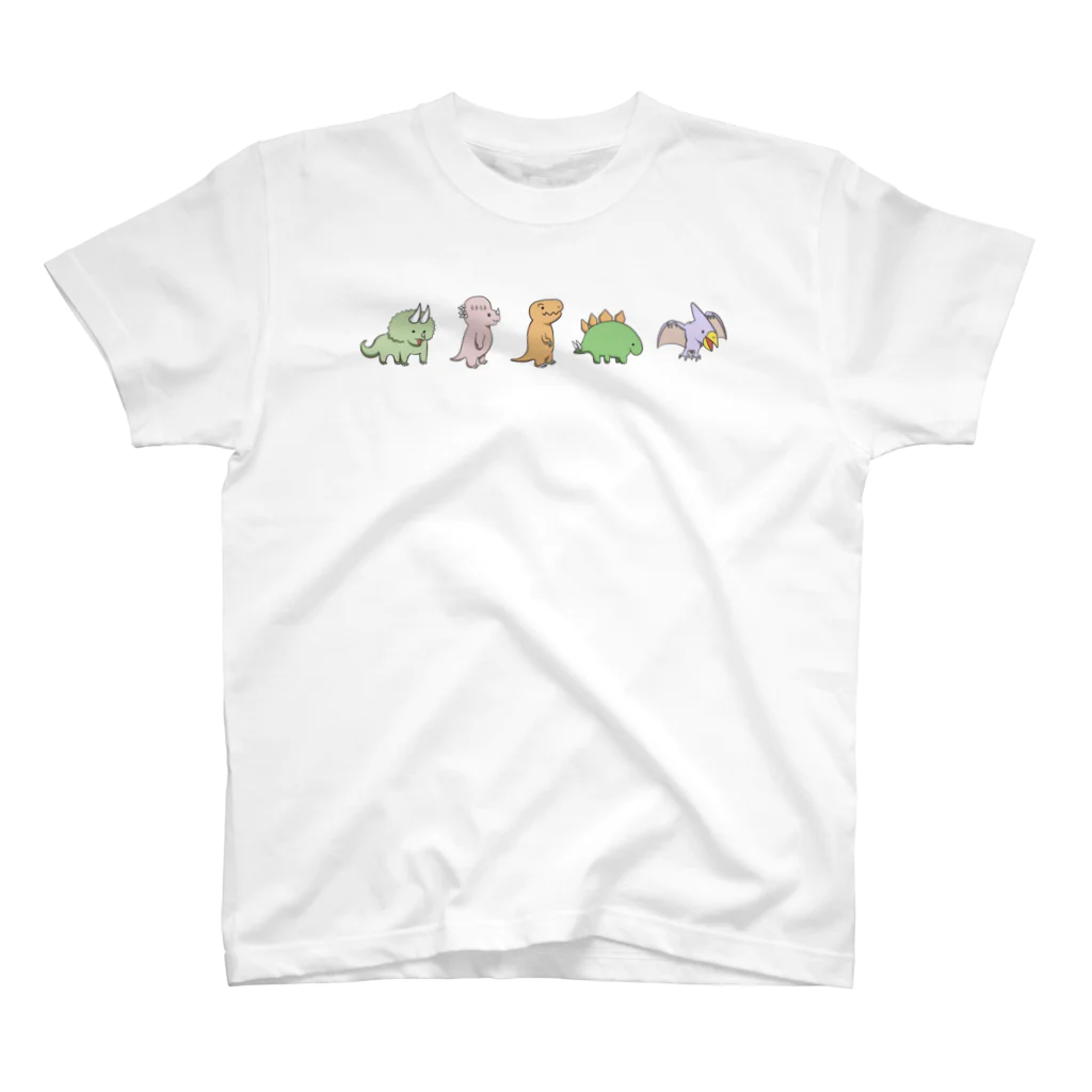 せみやま屋のほのぼの恐竜 スタンダードTシャツ