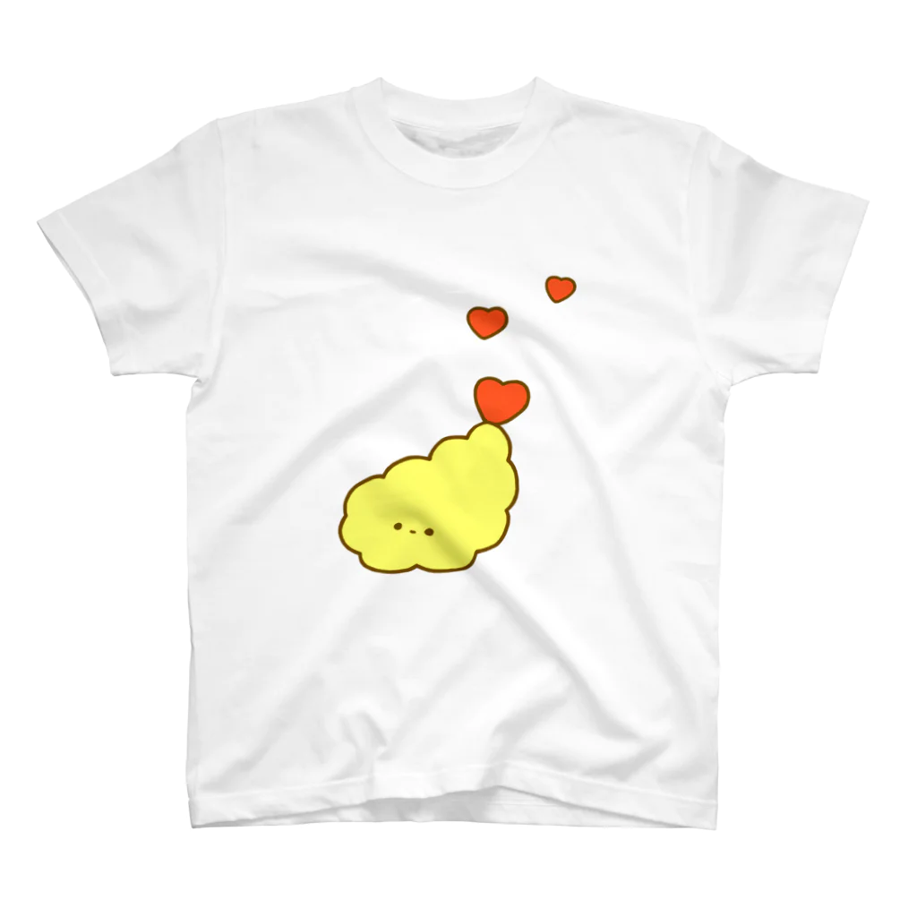 picopico @LINEスタンプのえび天　ハートのしっぽ Regular Fit T-Shirt