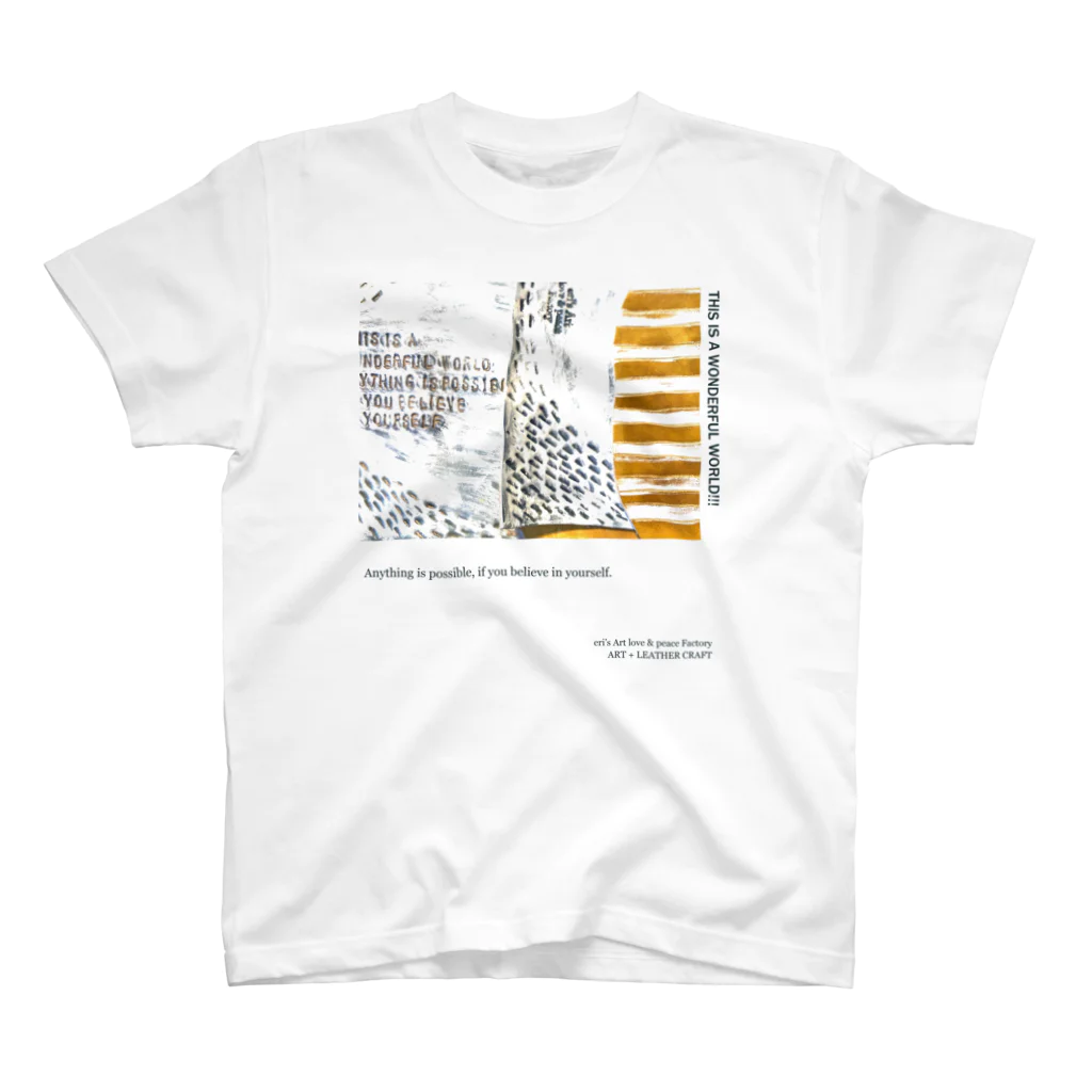 eri's Art love & peace FactoryのART-03 スタンダードTシャツ