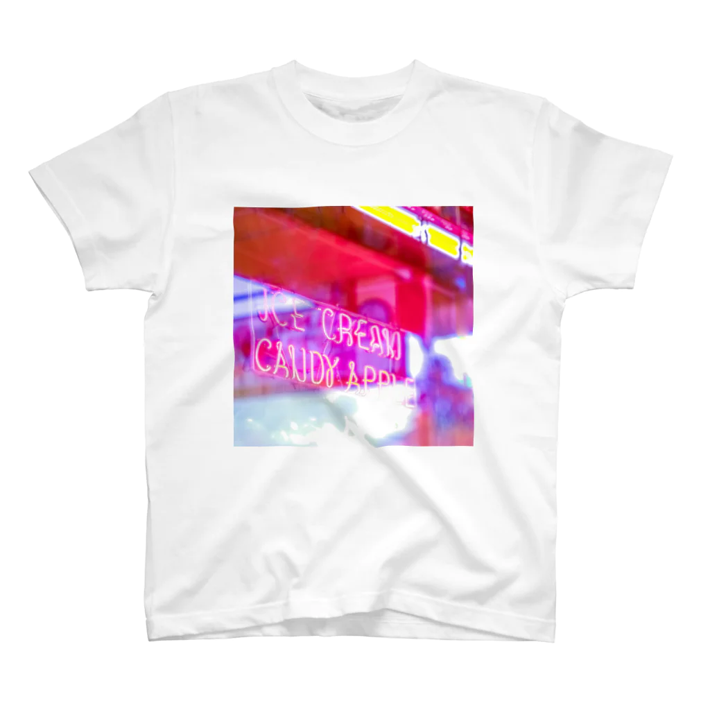 NEON LIGHT STARSのAPPLE NEON マシカク スタンダードTシャツ