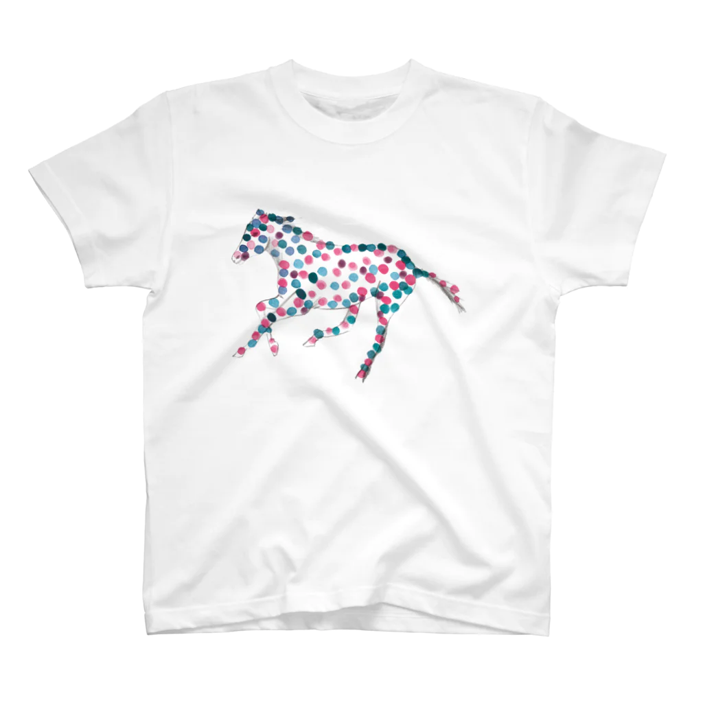 KAERUCAFE SHOPの馬 Regular Fit T-Shirt