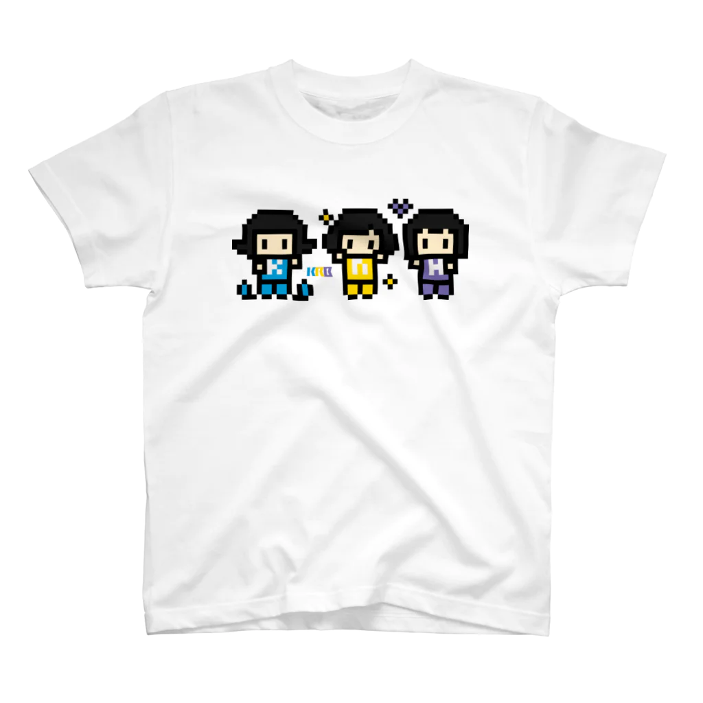 満西瑠（まんせる）のKAORIBAKO（ピクセル） スタンダードTシャツ