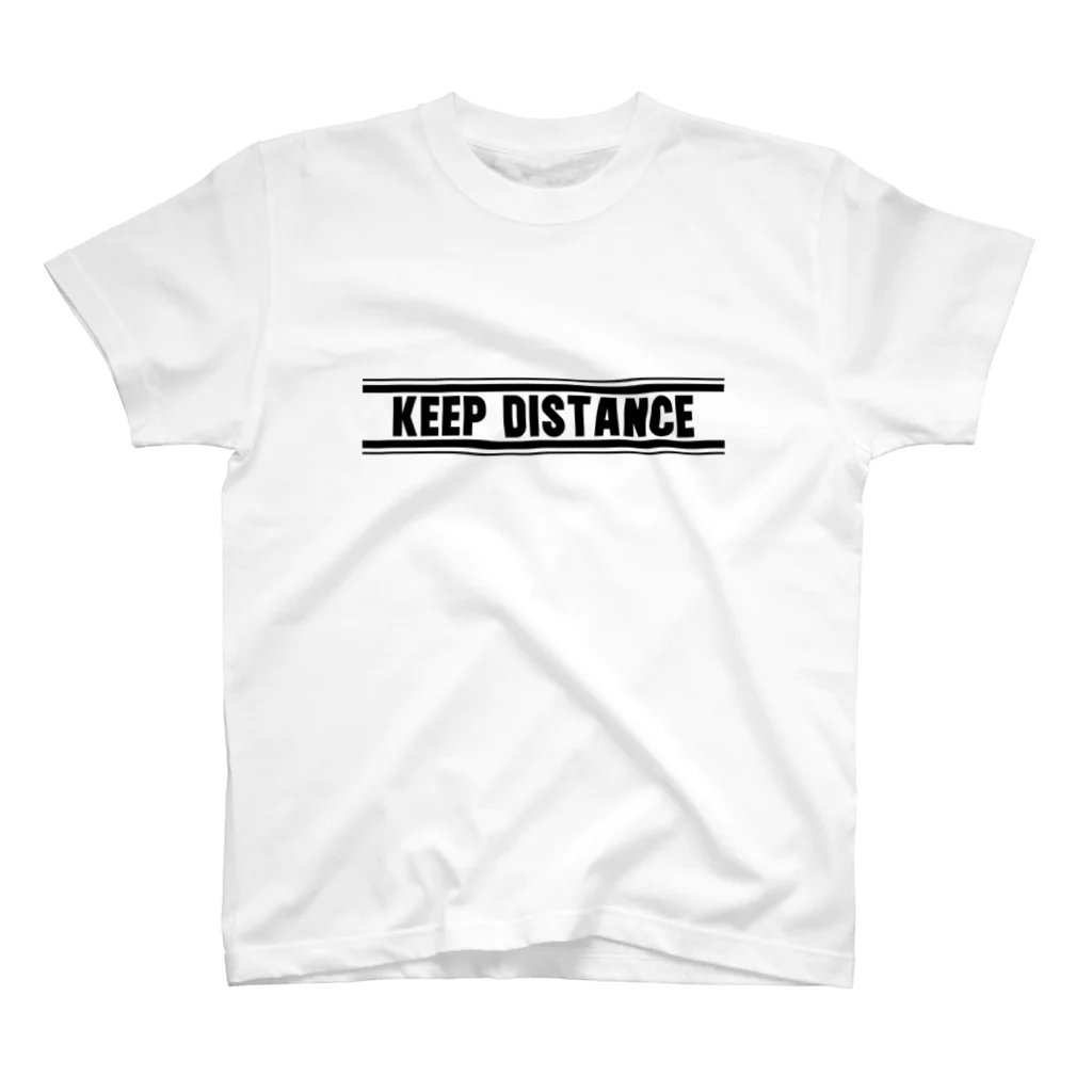 確認の店のKEEP DISTANCE（その2） Regular Fit T-Shirt
