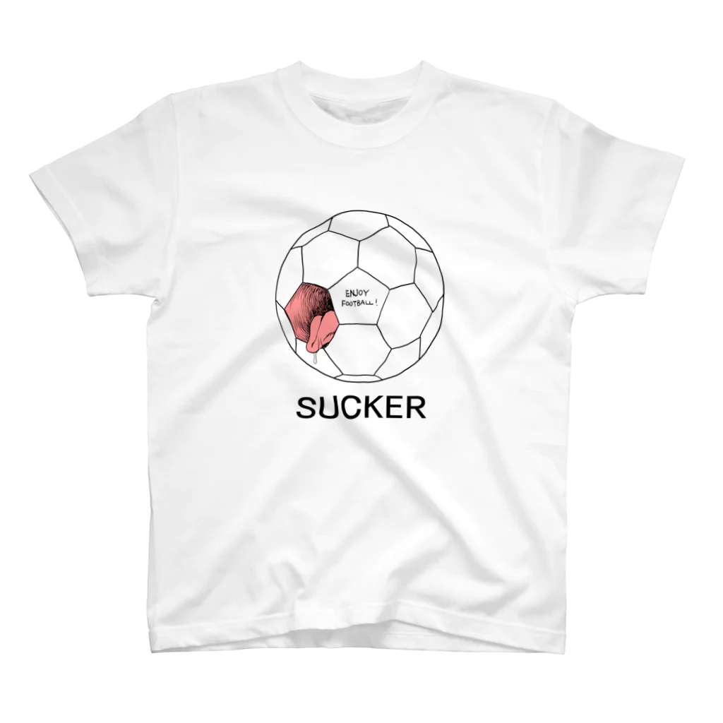 勉強堂本舗SUZURIのサッカー！ スタンダードTシャツ