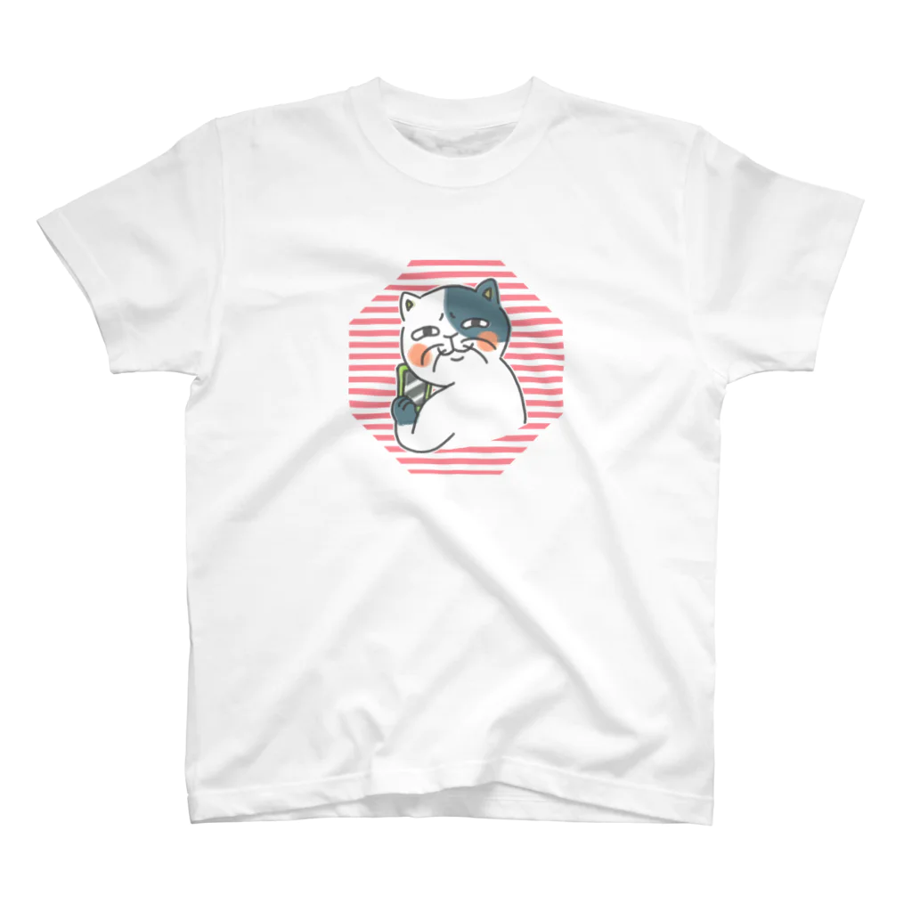 あめだまの腐女子の猫二田さん２ スタンダードTシャツ