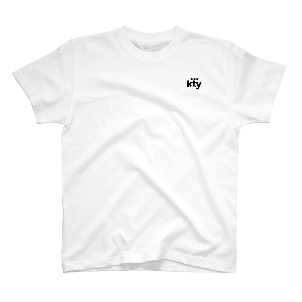 k t yの王冠モチーフロゴ Regular Fit T-Shirt