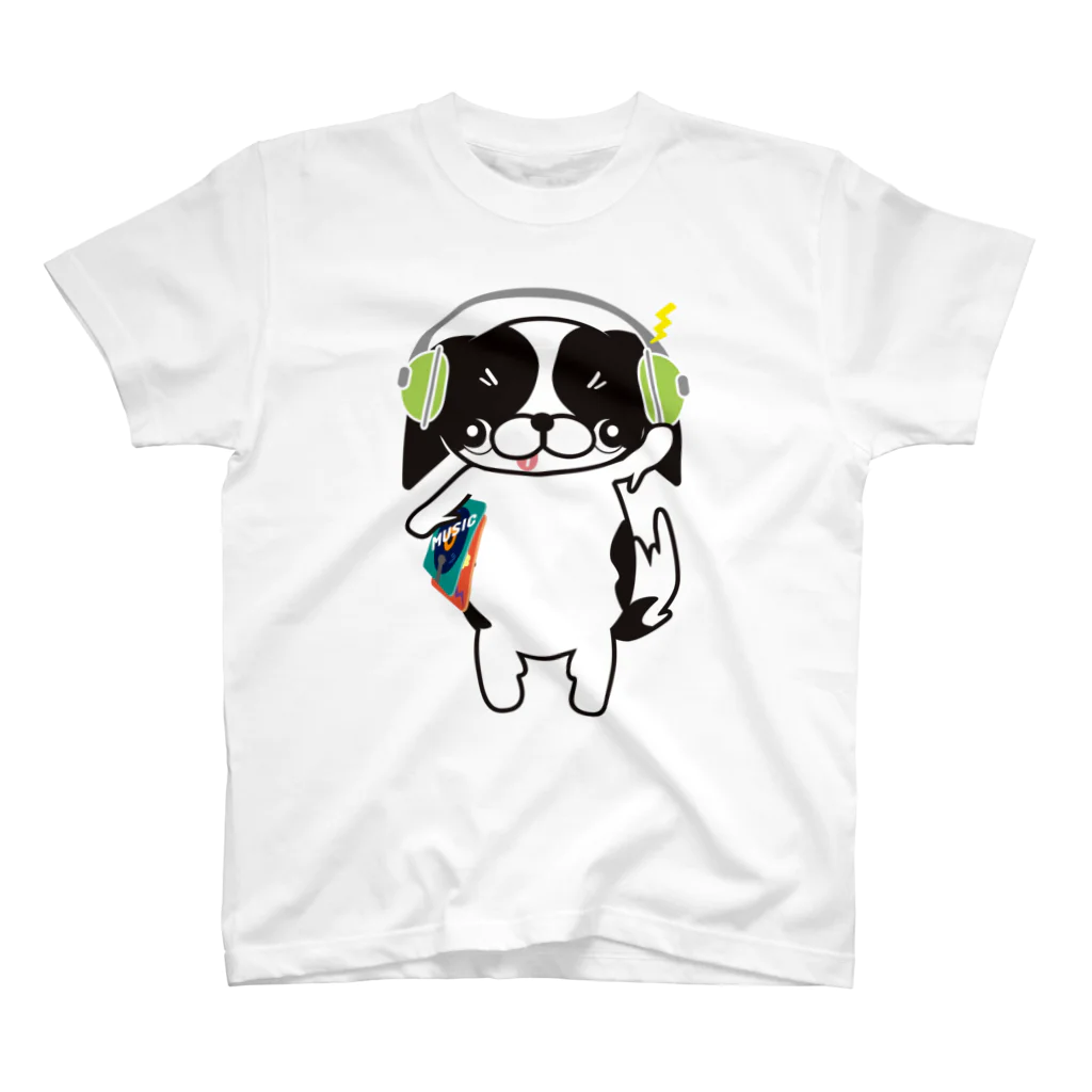 pugpughonpoのmusic狆☆ スタンダードTシャツ