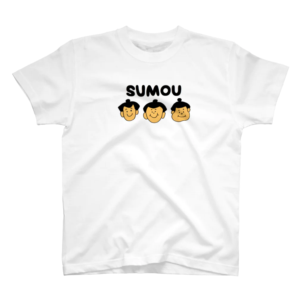 (^ω^)∩　　よ⊃の相撲 Regular Fit T-Shirt