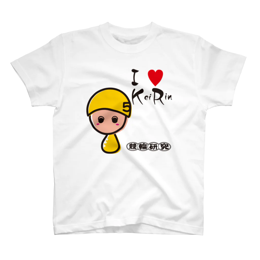 競輪研究の研究公式アイテムです。 スタンダードTシャツ