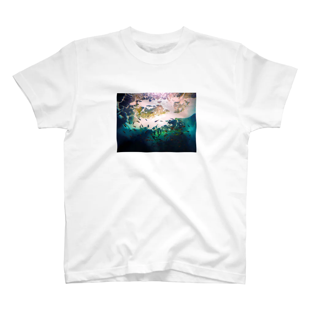 ゆゆの水中のお魚 Regular Fit T-Shirt