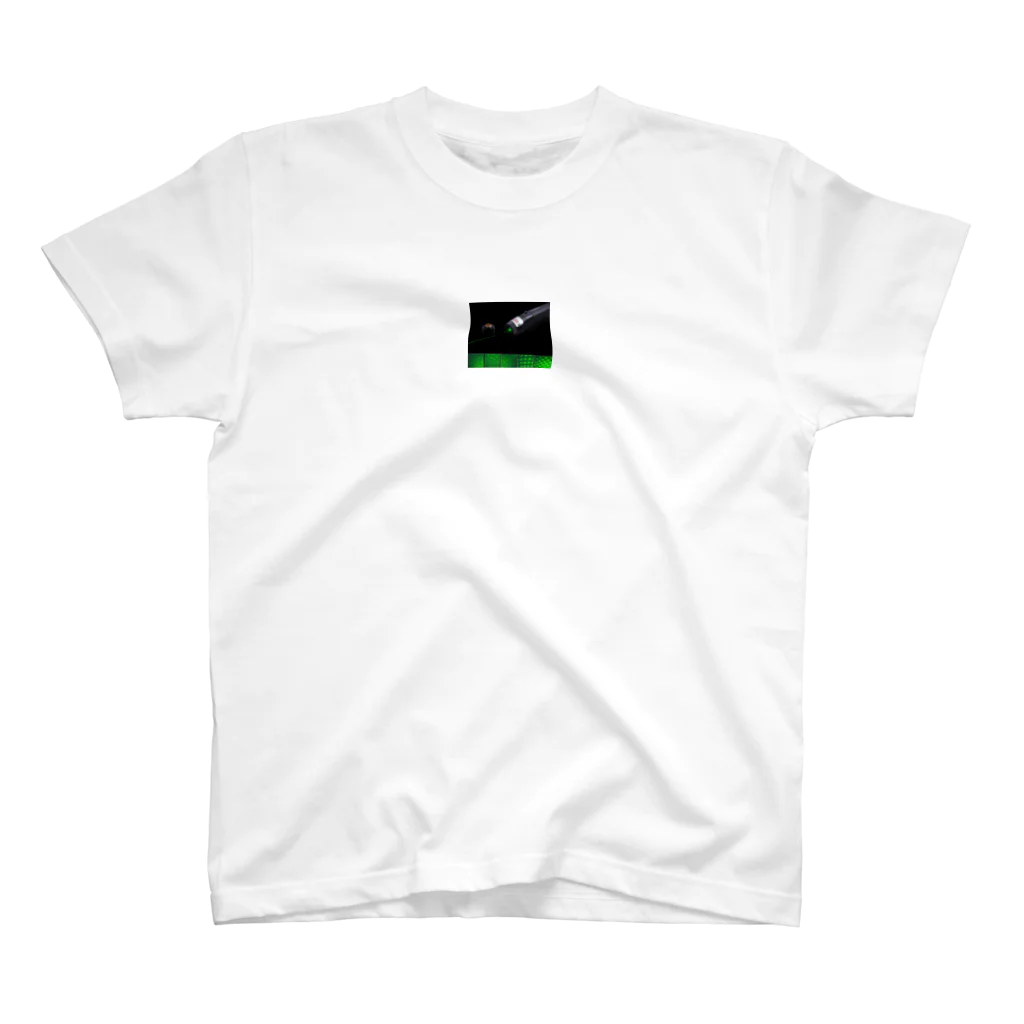 jackxunのPointeur Laser Puissant Vert 10000mW Regular Fit T-Shirt