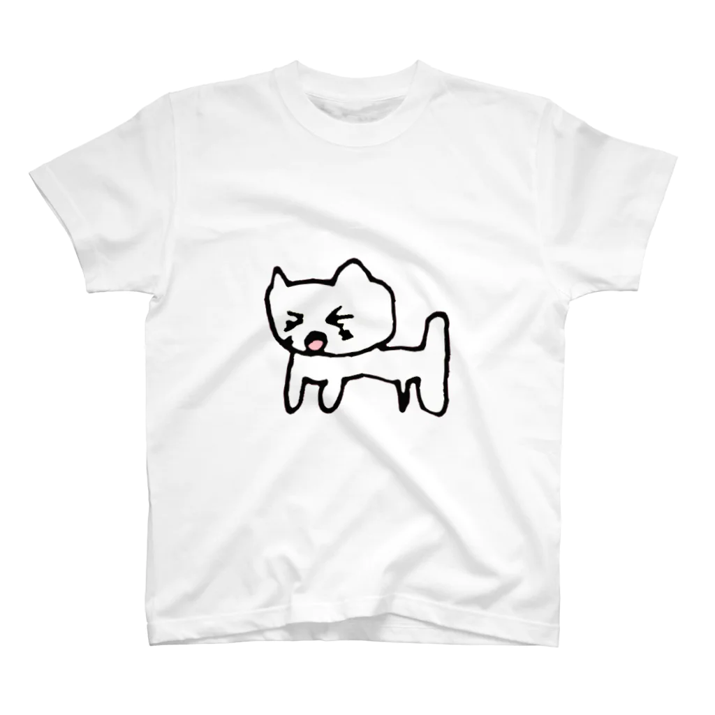 博士の学校の元祖ねこ博士ホワイトニング スタンダードTシャツ