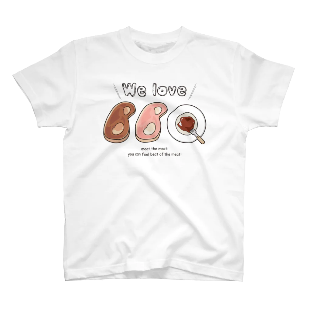 nowhitonのWe Love BBQ スタンダードTシャツ