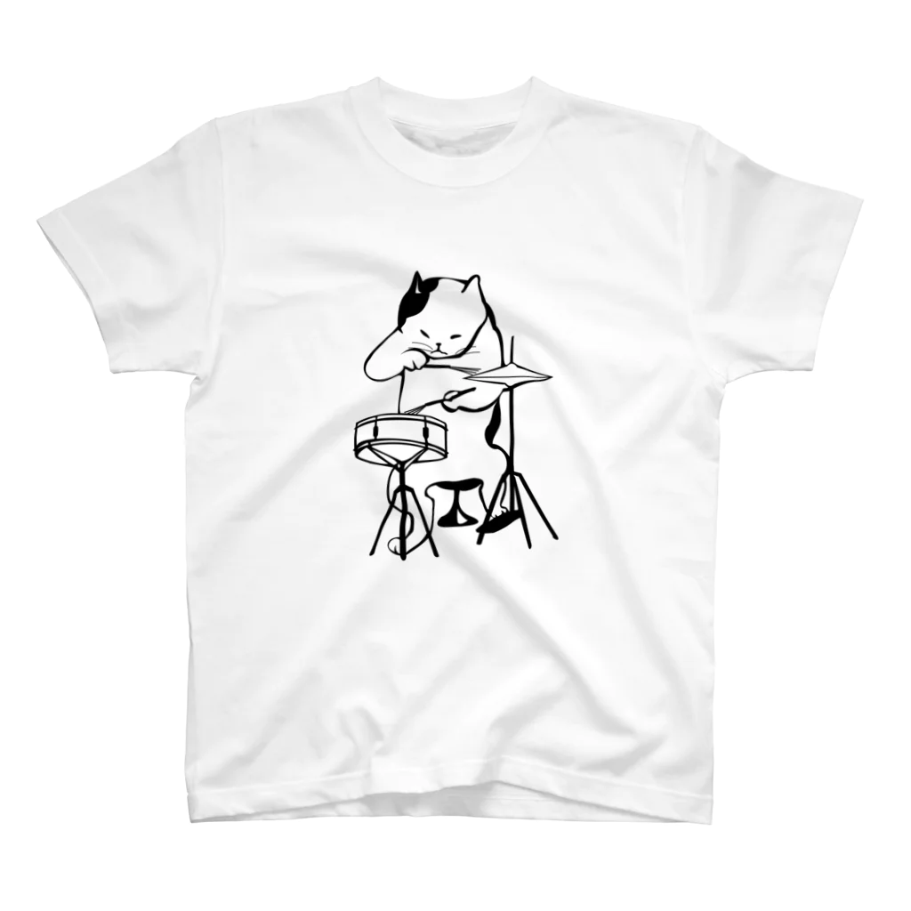 パーティープラネットのドラムネコ Regular Fit T-Shirt