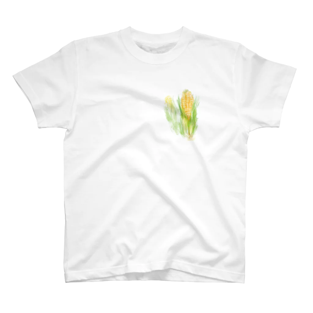 akane_art（茜音工房）のベジタブルT（トウモロコシ） Regular Fit T-Shirt