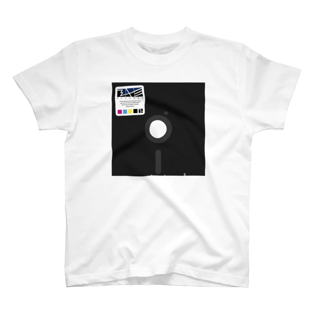 BYC RECORDS STOREのBYC RECORDS 8inchフロッピー スタンダードTシャツ