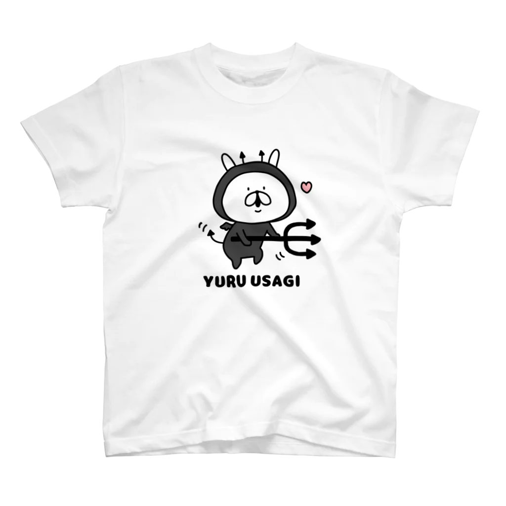 chococo_yuruusagiのゆるうさぎデビル Regular Fit T-Shirt