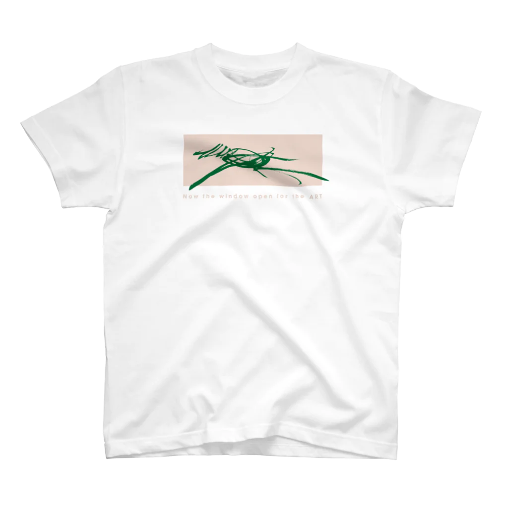 ATELIER RYUSEIの馬 uma-running-coralback design スタンダードTシャツ