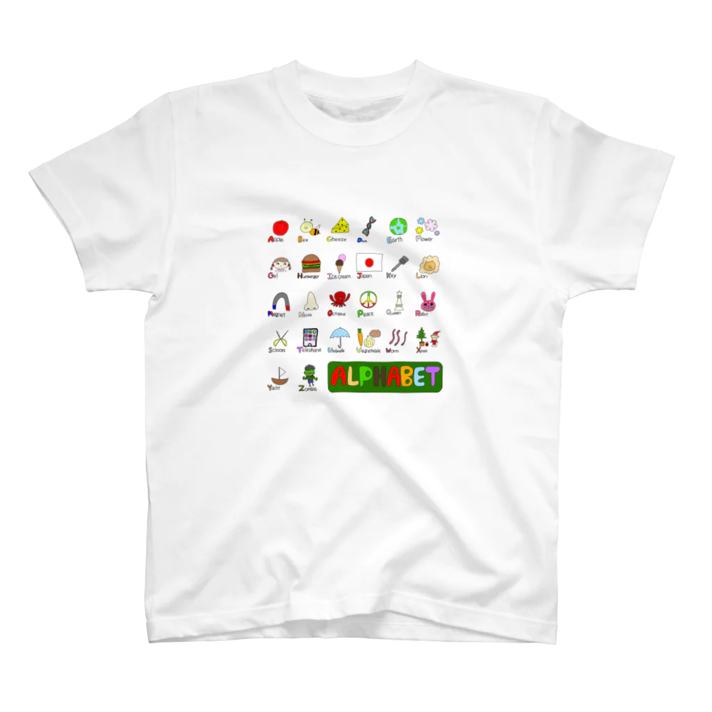 うてろのalphabet スタンダードTシャツ