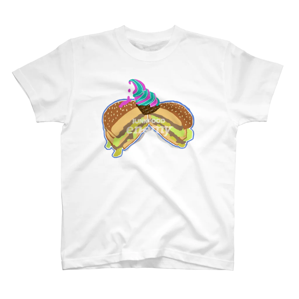 enemy07のJUNK FOOD🍔🍦 スタンダードTシャツ