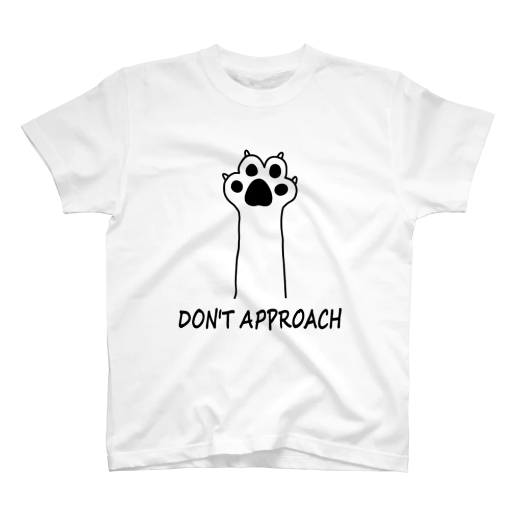 LASAのDon't approach  近づかないで スタンダードTシャツ