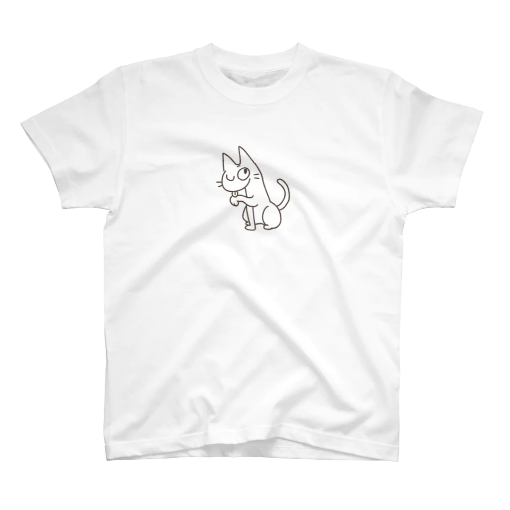 せきね まりのの人間をみまもるねこ(飼い主自慢 Regular Fit T-Shirt