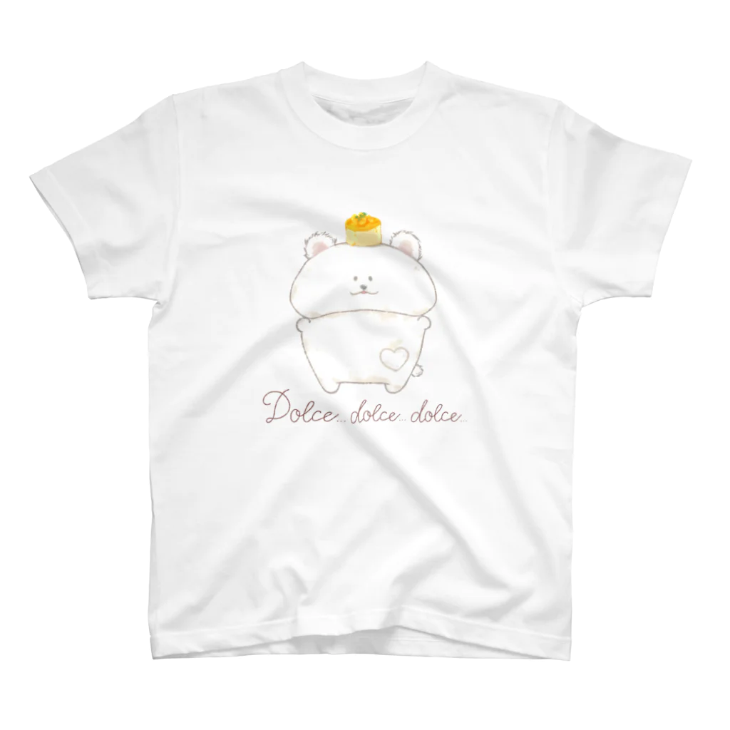 どるちぇ＊うさぎの《ナチュラル》《７》＊ふわあま*どるちぇしろくま＊ スタンダードTシャツ