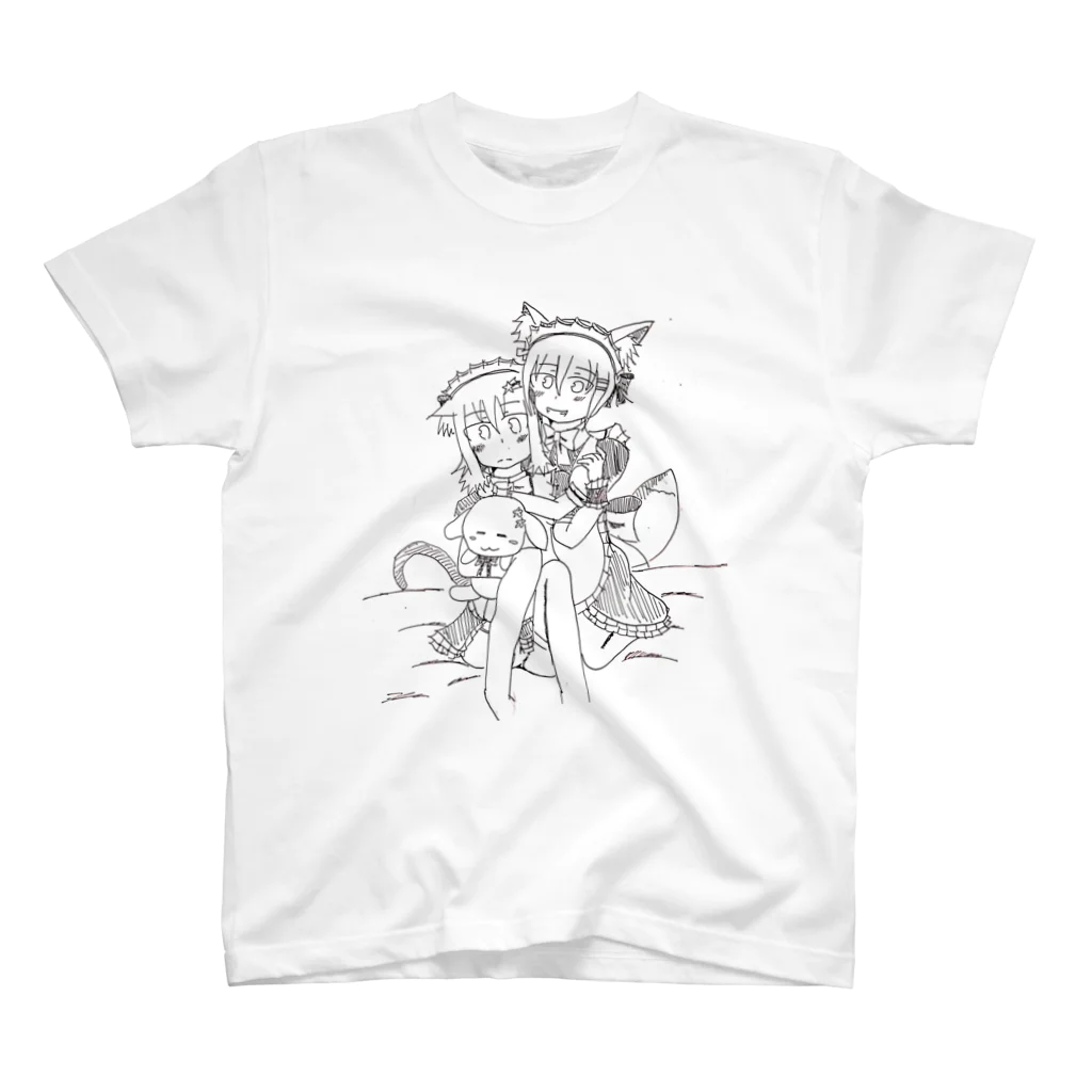 三木沙苗の獣妹達(苺花×神子) スタンダードTシャツ