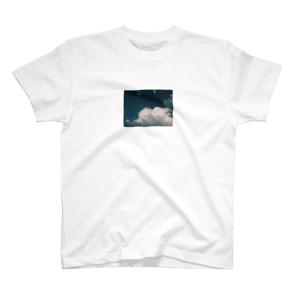 ○の明るい夜の空 スタンダードTシャツ