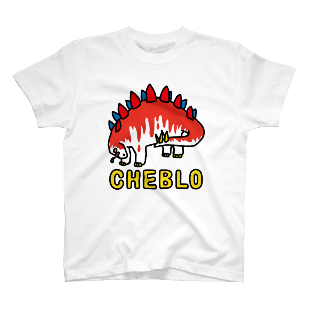 CHEBLOのザウリ赤白 スタンダードTシャツ