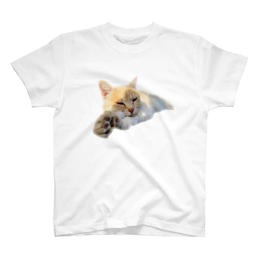 MOUmouのぐーたら猫 スタンダードTシャツ