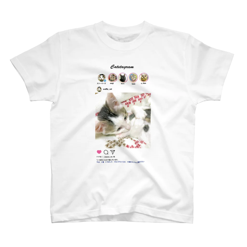 アトリエかののCatstagram　猫写真UPしたよ！ Regular Fit T-Shirt