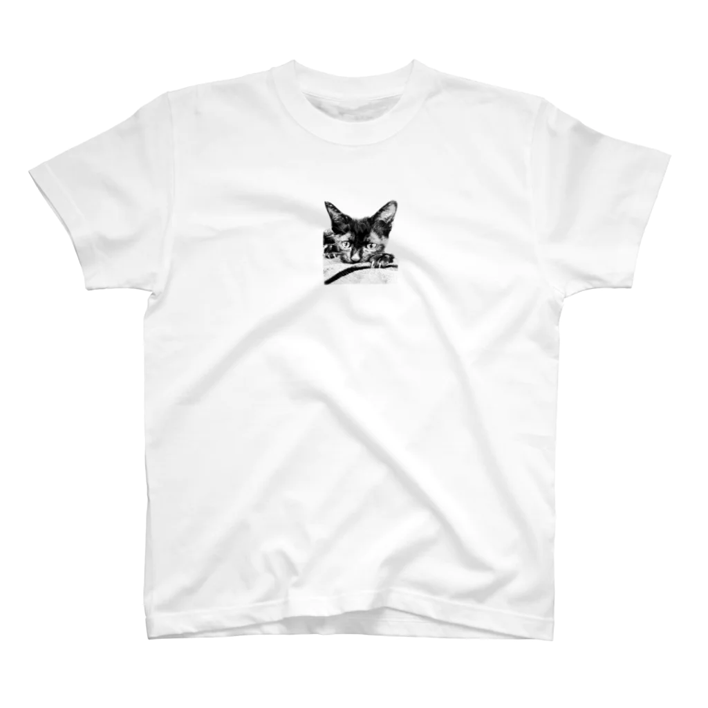 ネロヂカラのリアル黒猫(仔ねこ1) Regular Fit T-Shirt