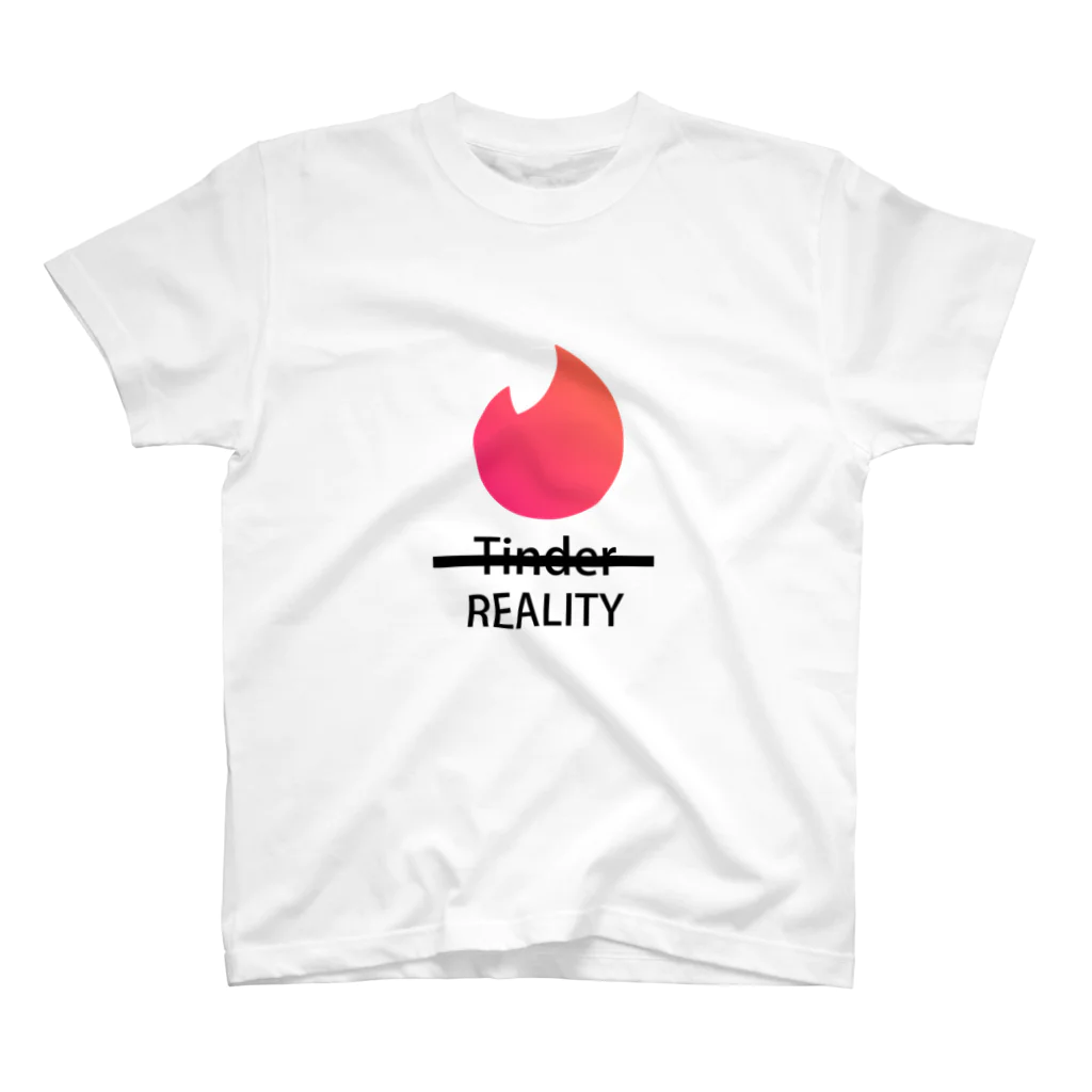 ごーき@realityのREALITinder ! Regular Fit T-Shirt