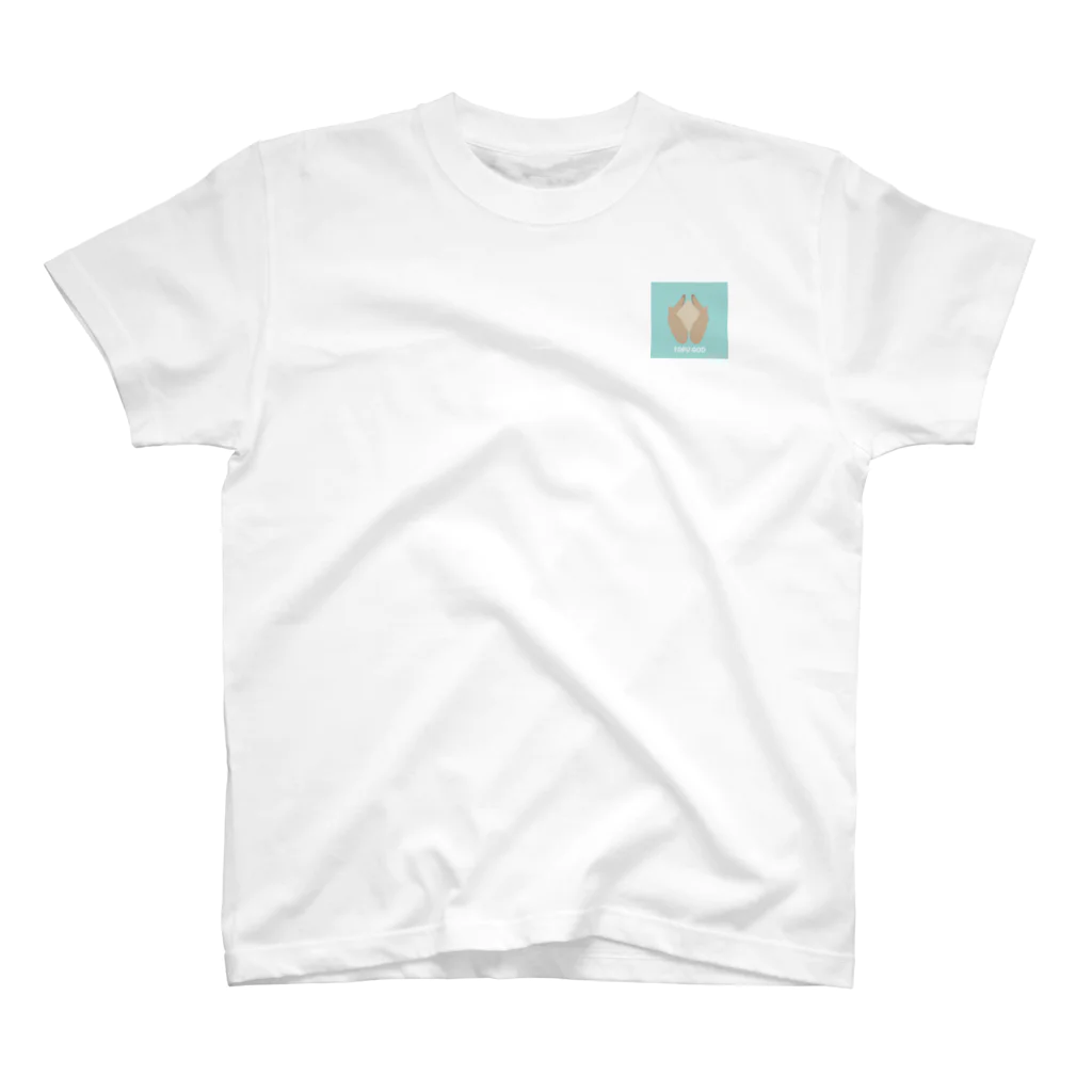 nyaruperoのTOFU GOD Regular Fit T-Shirt