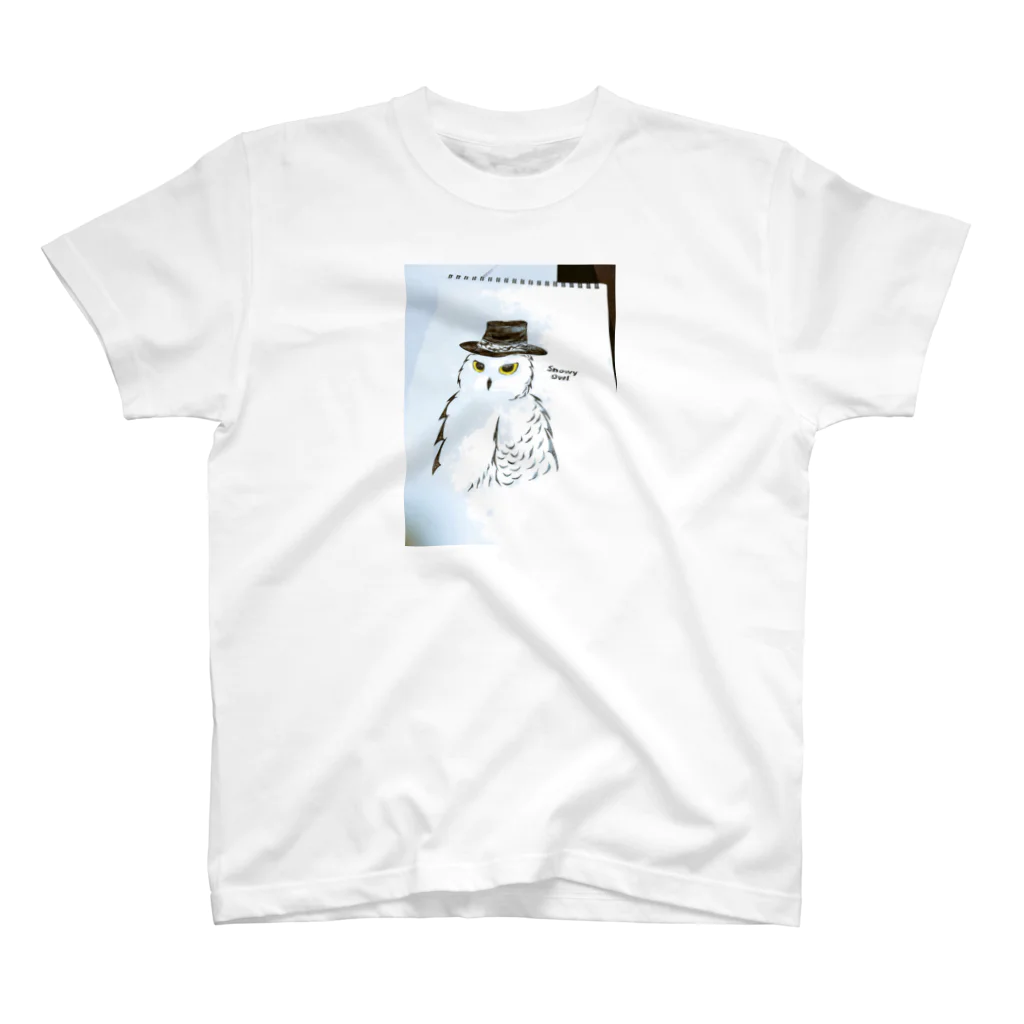 理央っだっつの。のsnowy owl Regular Fit T-Shirt