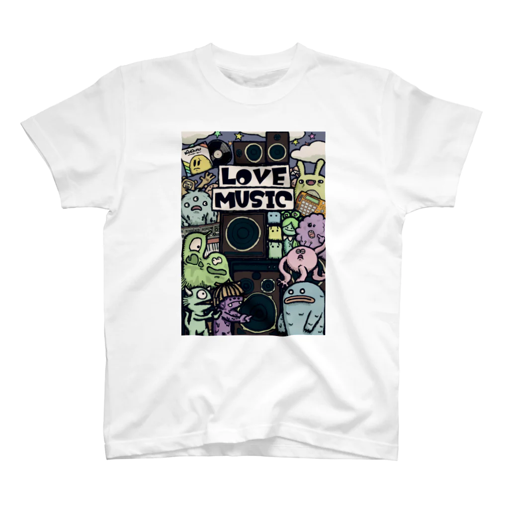 dj-ssのもんすたぁず-LOVE MUSIC- スタンダードTシャツ