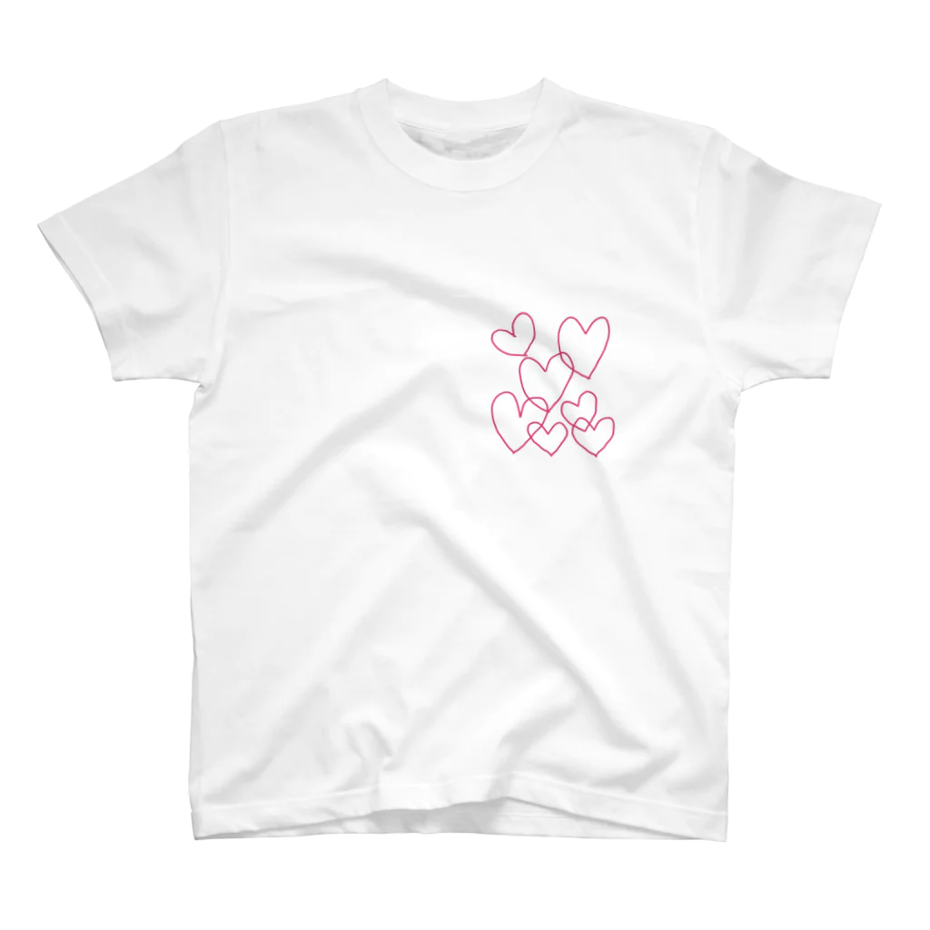 ☆ららくらら☆のHeart スタンダードTシャツ