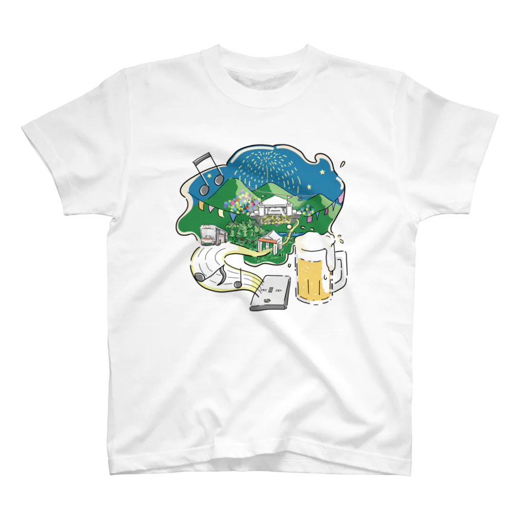 NEGA97の夏フェス行きたい(花火ver.) スタンダードTシャツ