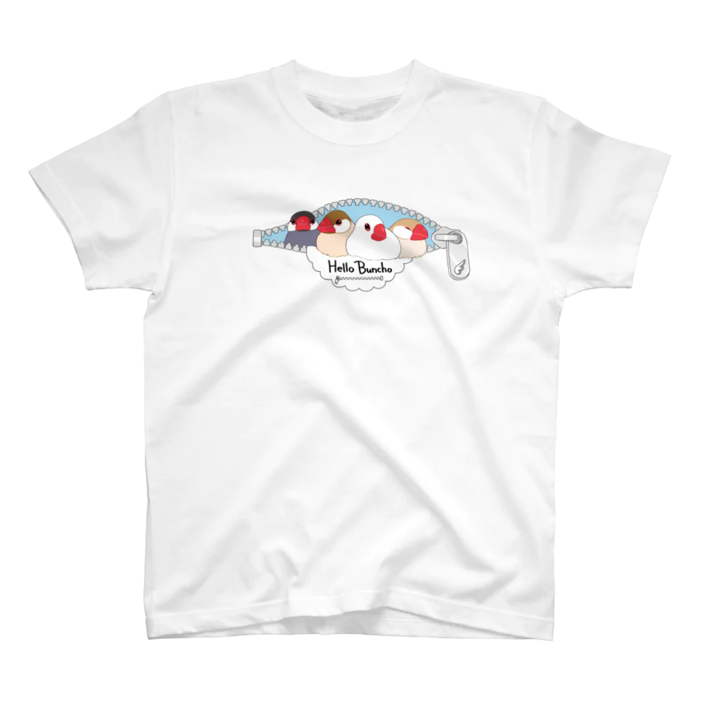 HAKINASHiの文鳥の窓 スタンダードTシャツ