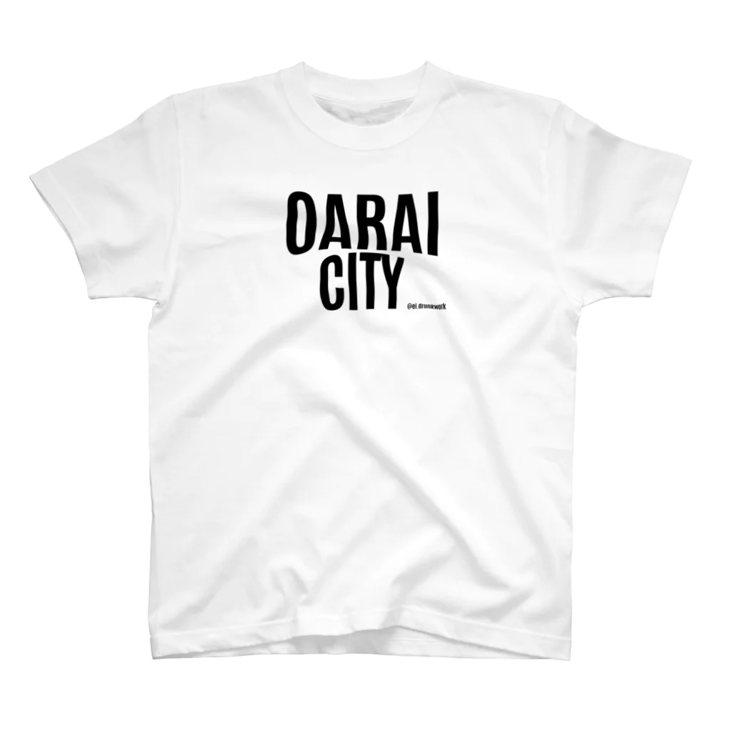 Drunk WorkshopのOARAI CITY LOGOs スタンダードTシャツ