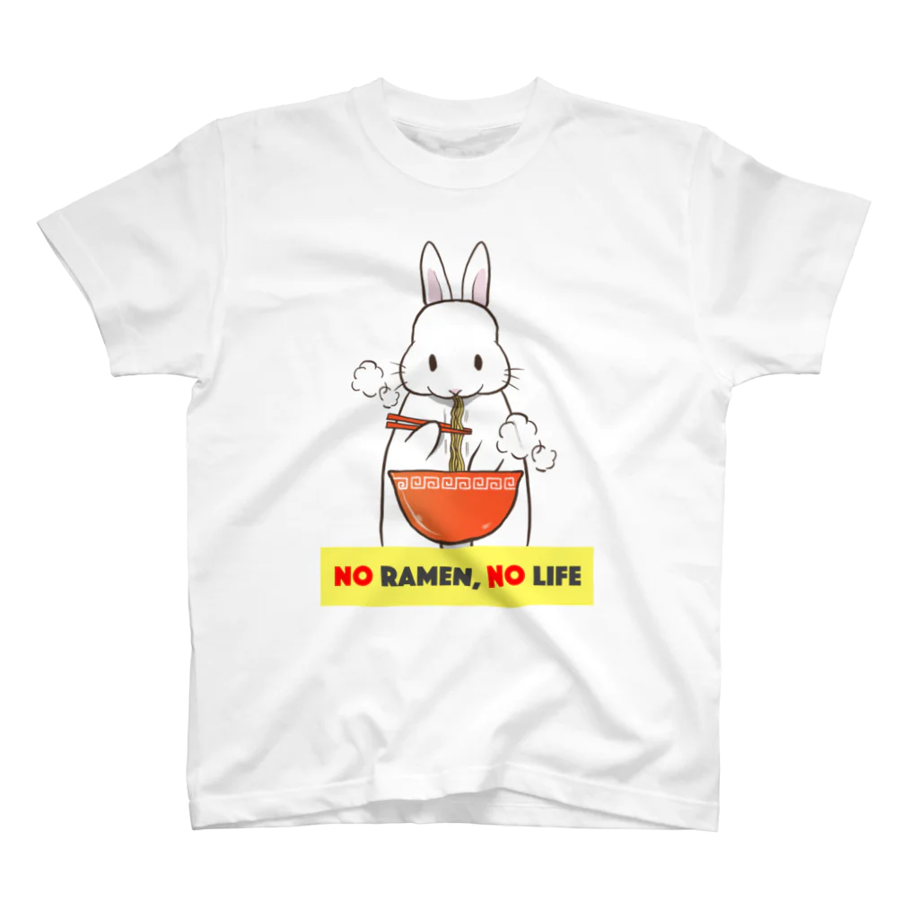 うさくら堂のラーメン大好きうさぎさん Regular Fit T-Shirt