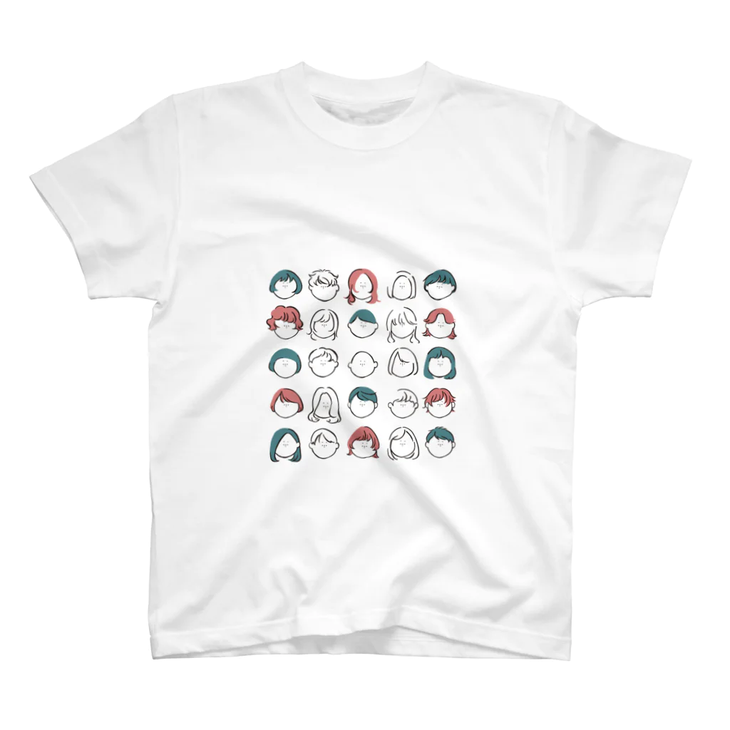 o-mori／おおもりのヘアースタイル スタンダードTシャツ