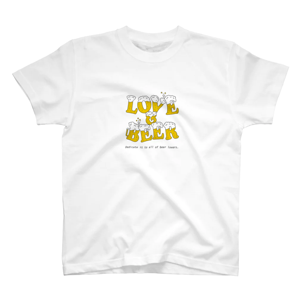 NoL〔ﾉﾙ〕のLOVE&BEER スタンダードTシャツ