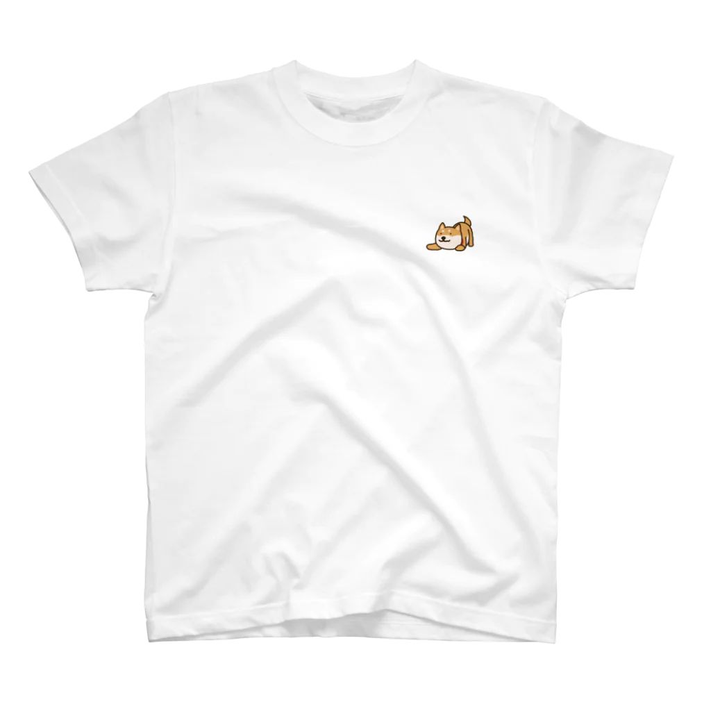 semioticaのぬぬぬ柴犬 Regular Fit T-Shirt